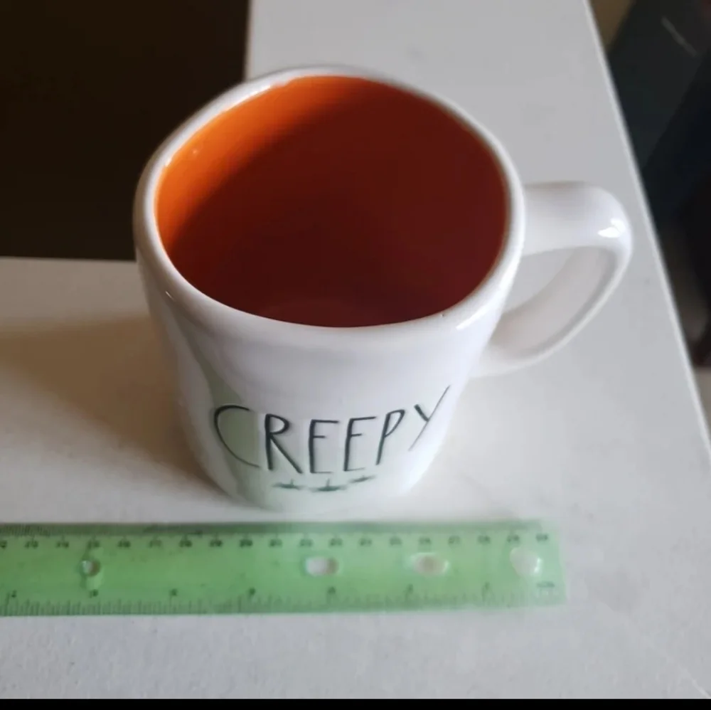 NEW! Rae Dunn by Magenta Artisan Collection ceramic Mugs-CREEPY